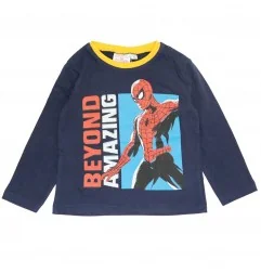 Marvel Spiderman Μακρυμάνικο μπλουζάκι για αγόρια (VH1058 navy) - Μπλουζάκια Μακρυμάνικα (μακό)