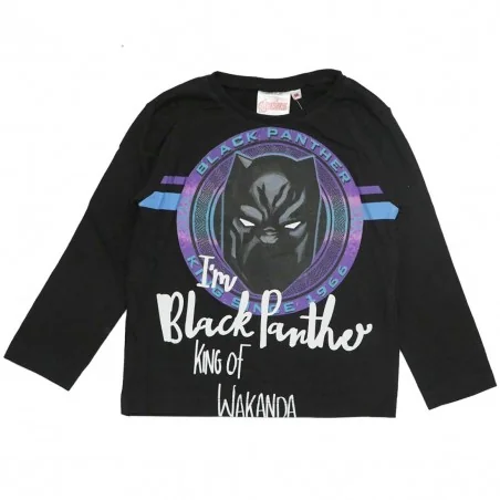 Marvel Comics - Black Panther Εποχιακό Μακρυμάνικο Μπλουζάκι (VH1174 black) - Μπλουζάκια Μακρυμάνικα (μακό)