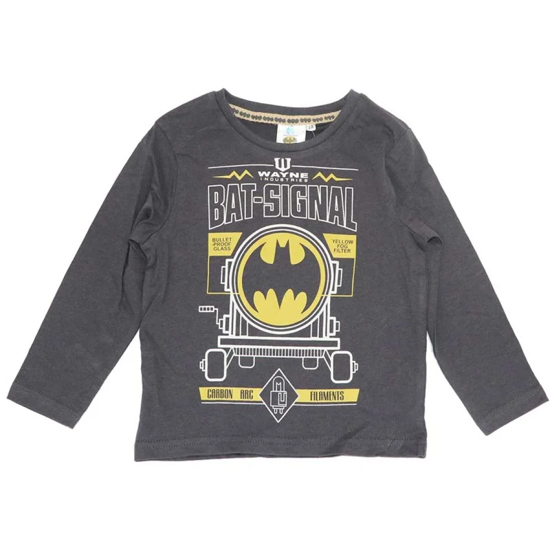 Batman μακρυμάνικο μπλουζάκι για αγόρια (VH1311 d.grey)