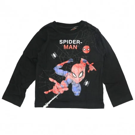 Marvel Spiderman Μακρυμάνικο μπλουζάκι για αγόρια (SP S 52 02 1398 black) - Μπλουζάκια Μακρυμάνικα (μακό)