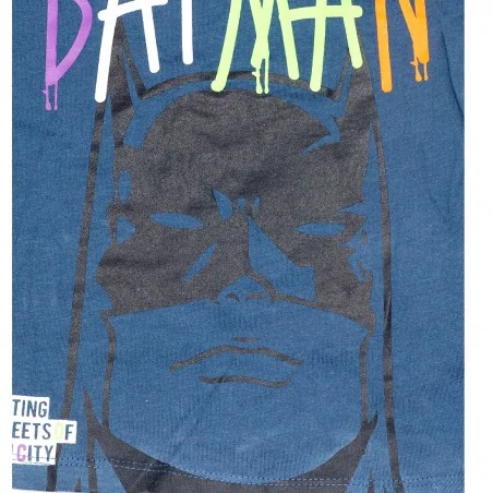 Batman μακρυμάνικο μπλουζάκι για αγόρια (EV1216 Navy)