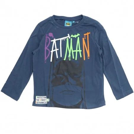 Batman μακρυμάνικο μπλουζάκι για αγόρια (EV1216 Navy) - Μπλουζάκια Μακρυμάνικα (μακό)
