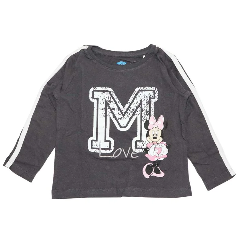 Disney Minnie Mouse παιδική μπλούζα για κορίτσια (DIS MF 52 02 8916 grey) Disney Minnie Mouse παιδική μπλούζα για κορίτσια (DIS MF 52 02 8916 grey)