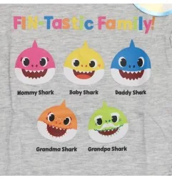 Baby Shark παιδικό μπλουζάκι για κορίτσια (BS 52 02 001 Grey) - Μπλουζάκια Μακρυμάνικα (μακό)