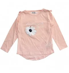 NAF NAF Μακρυμάνικο μπλουζάκι για κορίτσια (NNHS1020LPINK) - Μπλουζάκια Μακρυμάνικα (μακό)