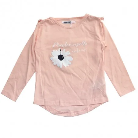 NAF NAF Μακρυμάνικο μπλουζάκι για κορίτσια (NNHS1020LPINK) NAF NAF Μακρυμάνικο μπλουζάκι για κορίτσια (NNHS1020LPINK)