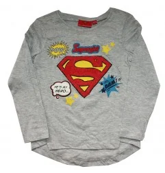 Supergirl παιδικό μακρυμάνικο μπλουζάκι για κορίτσια (RH1374Α) - Μπλουζάκια Μακρυμάνικα (μακό)