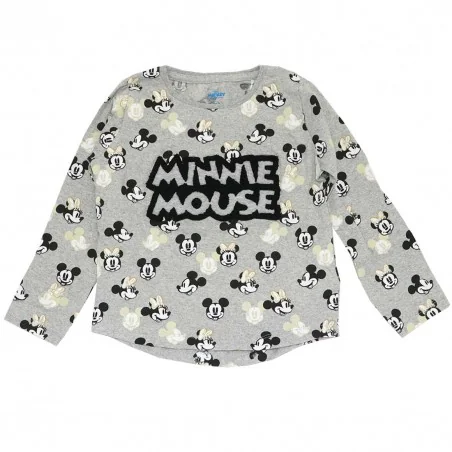 Disney Minnie Mouse παιδική μπλούζα για κορίτσια (DIS MF 52 02 8919/8921 grey) - Μπλουζάκια Μακρυμάνικα (μακό)