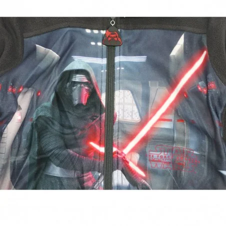 Star Wars παιδική ζακέτα Fleece για αγόρια (HQ1062 Grey) Star Wars παιδική ζακέτα Fleece για αγόρια (HQ1062 Grey)