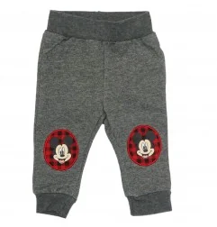 Βρεφικό Βαμβακερό Σετ 2 Τεμαχίων Disney Baby - Mickey Mouse "Winter Fun" (Κόκκινο / Γκρι) (DIS BMB 51 12 A707)