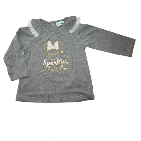 Βρεφικό Σετ 2 Τεμαχίων Disney Baby - Minnie Mouse "Sparkle" (Γκρι / Ροζ Tutu) (RH0050Α)