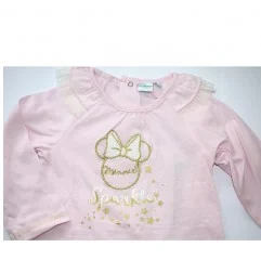 Βρεφικό Σετ 2 Τεμαχίων Disney Baby - Minnie Mouse "Sparkle" (Ροζ/Φούστα με Τούλι) (RH0050) - Χειμωνιάτικα / εποχιακά σετ