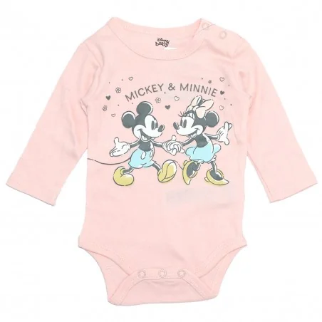 Βρεφικό Βαμβακερό Σετ Disney Baby - Mickey & Minnie "Holding Hands" (Ροζ/Γκρι) (DIS MF 51 12 A706) Βρεφικό Βαμβακερό Σετ Disney Baby - Mickey & Minnie "Holding Hands" (Ροζ/Γκρι) (DIS MF 51 12 A706)