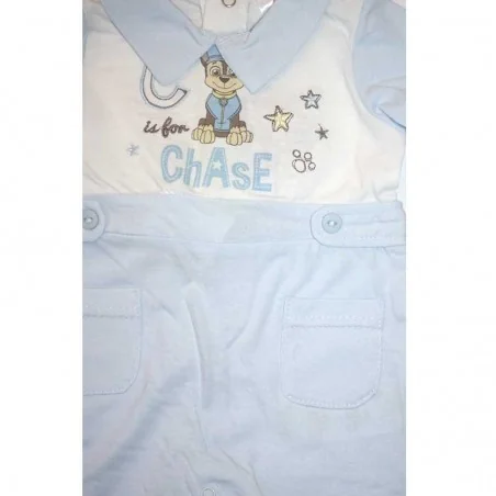 Βρεφικό Βαμβακερό Φορμάκι Paw Patrol "Chase is for C" – Γαλάζιο/Λευκό (ER0171) Βρεφικό Βαμβακερό Φορμάκι Paw Patrol "Chase is for C" – Γαλάζιο/Λευκό (ER0171)