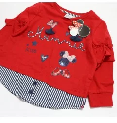 Disney Minnie Mouse παιδική εποχιακή μπλούζα φούτερ (SE1014Α)