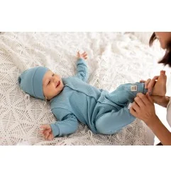Βρεφικό Ολόσωμο Φορμάκι Makoma Natural Harmony T – 100% Βαμβακερό (Χωρίς Πατουσάκια) (02234BST)
