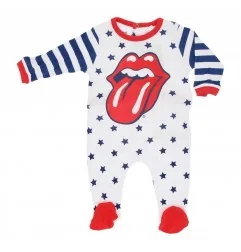 Rolling Stones Βρεφικό βαμβακερό Φορμάκι (2200004610) - Φορμάκια εποχικά (βαμβακερά)