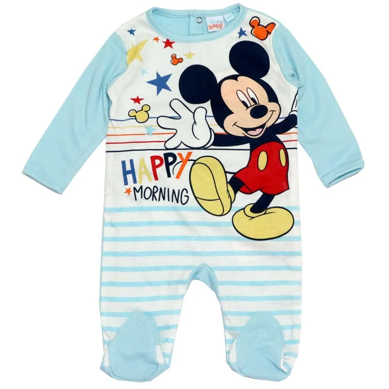 Βρεφικό Ολόσωμο Φορτάκι Disney Mickey Mouse "Happy Morning" – 100% Βαμβακερό (VH0316 l.blue) Βρεφικό Ολόσωμο Φορτάκι Disney Mickey Mouse "Happy Morning" – 100% Βαμβακερό (VH0316 l.blue)