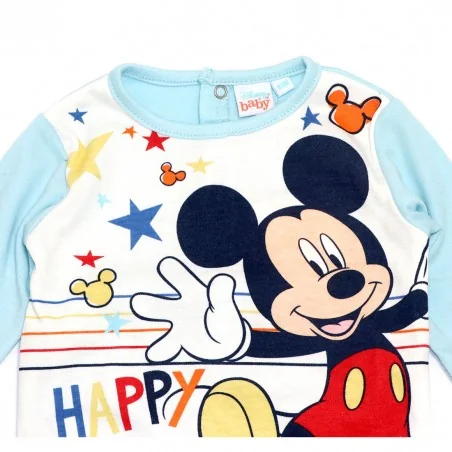 Βρεφικό Ολόσωμο Φορτάκι Disney Mickey Mouse "Happy Morning" – 100% Βαμβακερό (VH0316 l.blue) Βρεφικό Ολόσωμο Φορτάκι Disney Mickey Mouse "Happy Morning" – 100% Βαμβακερό (VH0316 l.blue)