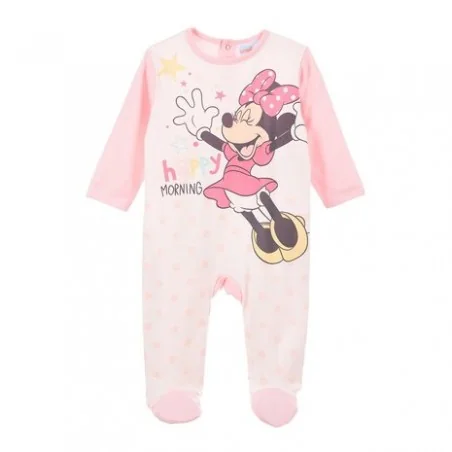 Βρεφικό Βαμβακερό Φορμάκι Disney Baby Minnie Mouse "Happy Morning" – 100% Cotton (VH0326 pink)