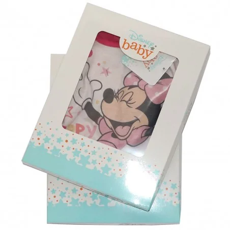 Βρεφικό Βαμβακερό Φορμάκι Disney Baby Minnie Mouse "Happy Morning" – 100% Premium Cotton (VH0326 fux)