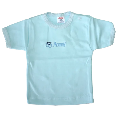 Μπλουζάκι με κέντημα (Mommy 2002) - Κοντομάνικα μπλουζάκια