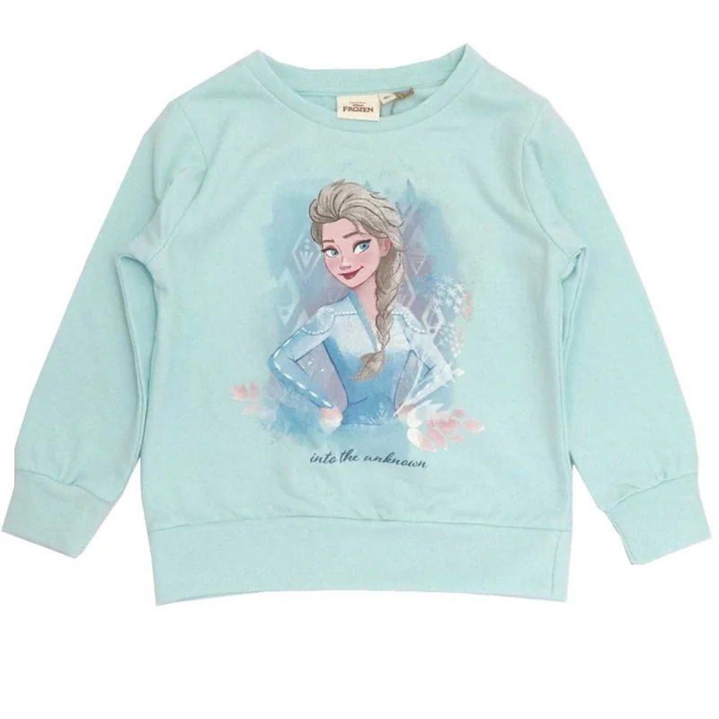 Disney Frozen παιδική μπλούζα φούτερ με οργανικό βαμβάκι (VH1096.BIO Blue) Disney Frozen παιδική μπλούζα φούτερ με οργανικό βαμβάκι (VH1096.BIO Blue)