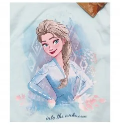 Disney Frozen παιδική μπλούζα φούτερ με οργανικό βαμβάκι (VH1096.BIO Blue)