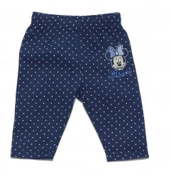 Βρεφικό Σετ 3 Τεμαχίων Disney Baby - Minnie Mouse "Fun and Happy" (Μπλε Σκούρο Πουά) (APH0179) - Χειμωνιάτικα / εποχιακά σετ