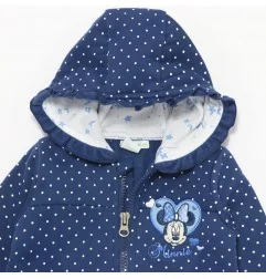Βρεφικό Σετ 3 Τεμαχίων Disney Baby - Minnie Mouse "Fun and Happy" (Μπλε Σκούρο Πουά) (APH0179) - Χειμωνιάτικα / εποχιακά σετ