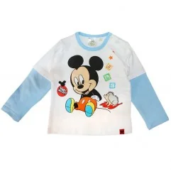 Disney Baby Mickey Mouse Βρεφικό βαμβακερό μπλουζάκι (71501B) - Μπλουζάκια Μακρυμάνικα (μακό)