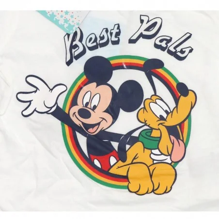 Disney Baby Mickey Mouse & Pluto Βρεφικό Βαμβακερό Μακρυμάνικο Μπλουζάκι "Best Pals" - Λευκό (TH0006A) Disney Baby Mickey Mouse & Pluto Βρεφικό Βαμβακερό Μακρυμάνικο Μπλουζάκι "Best Pals" - Λευκό (TH0006A)