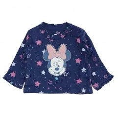 Disney Baby Minnie Mouse Βρεφικό βαμβακερό μπλουζάκι (DIS MF 51 02 1329) - Μπλουζάκια Μακρυμάνικα (μακό)