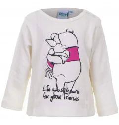 Disney Baby Winnie the Pooh Βρεφικό βαμβακερό μπλουζάκι σετ 2 τεμ. (1038 Girl)