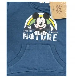 Disney Baby Mickey Mouse Βρεφική Μπλουζα φούτερ οργανικό βαμβάκι (HU0004.BIO)