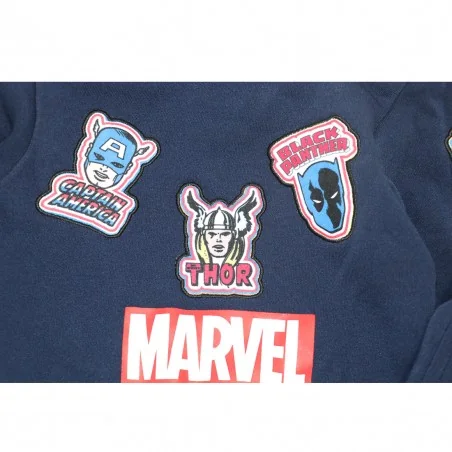 Marvel Avengers Χειμωνιάτικο Παιδικό Σετ Φόρμας για αγόρια (VH1150 navy)