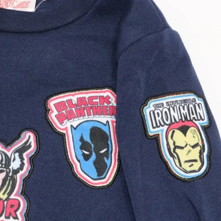 Marvel Avengers Χειμωνιάτικο Παιδικό Σετ Φόρμας για αγόρια (VH1150 navy)
