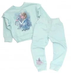 Disney Frozen Παιδικό Σετ Φόρμας - με οργανικό βαμβάκι (VH1093.BIO blue) - Φόρμες