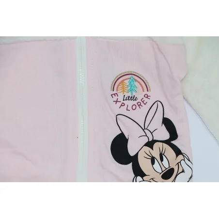 Disney Baby Minnie Mouse Βρεφική Χειμερινή Ζακέτα "Little Explorer" με Χνουδωτή Κουκούλα - Λευκό/Ροζ (VH0039 pink) Disney Baby Minnie Mouse Βρεφική Χειμερινή Ζακέτα "Little Explorer" με Χνουδωτή Κουκούλα - Λευκό/Ροζ (VH0039 pink)