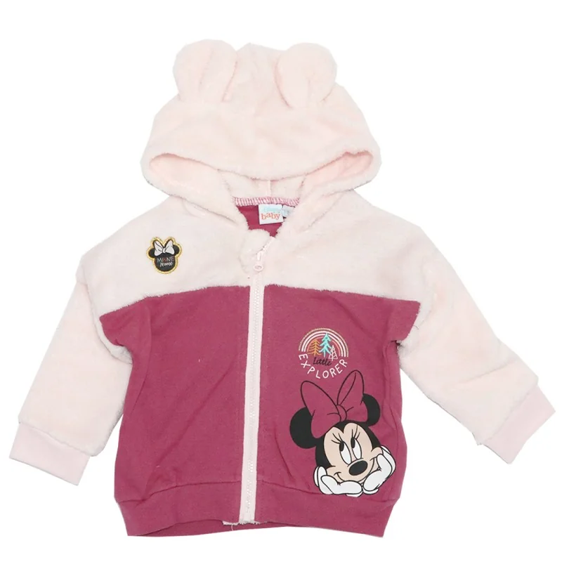 Disney Baby Minnie Mouse Βρεφική Χειμερινή Ζακέτα "Little Explorer" με Χνούδι - Ροζ/Μπορντό (VH0039) Disney Baby Minnie Mouse Βρεφική Χειμερινή Ζακέτα "Little Explorer" με Χνούδι - Ροζ/Μπορντό (VH0039)