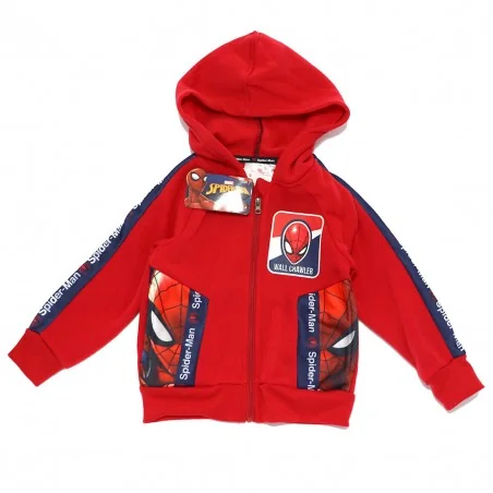 Marvel Spiderman Παιδικό Χειμωνιάτικο Σετ Φόρμας για αγόρια (EV1036 red)