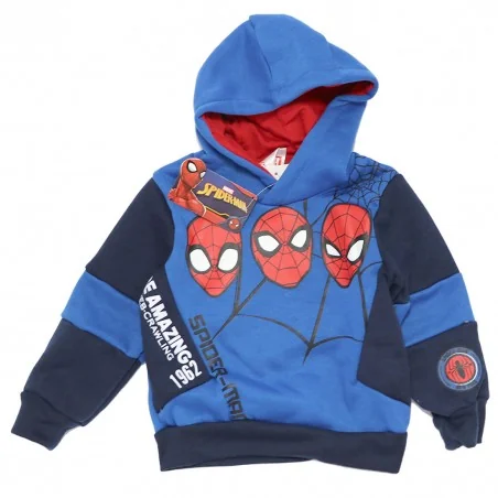 Marvel Spiderman Παιδικό Χειμωνιάτικο Σετ Φόρμας για αγόρια (HU1348 blue)