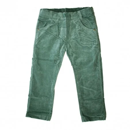 Βελούδινο παντελόνι με ρυθμιζόμενη μέση (2273g) - Παντελόνια - Κολάν - Σορτς