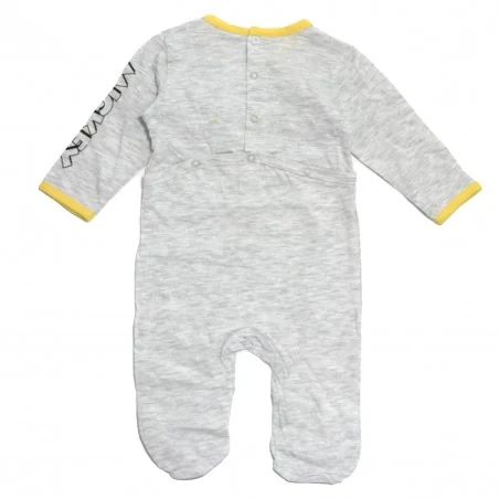 Βρεφικό Ολόσωμο Φορμάκι Disney Baby Mickey Mouse & Friends – "Happy Morning" (EV0333 grey)