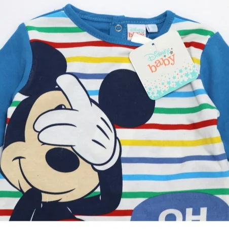Disney Baby Mickey Mouse Βρεφικό βαμβακερό Φορμάκι (TH0305)