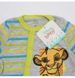 Βρεφικό Ολόσωμο Φορμάκι Disney Baby Lion King – "Pride Rock" Γκρι Ριγέ (DIS KL 51 05 A097)