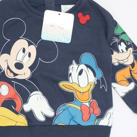 Disney Baby: Βρεφική Μπλούζα Φούτερ Mickey & Friends "The Gang" - Μπλε Σκούρο (VH0010 navy) Disney Baby: Βρεφική Μπλούζα Φούτερ Mickey & Friends "The Gang" - Μπλε Σκούρο (VH0010 navy)