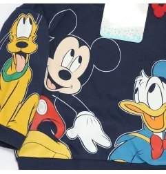 Disney Baby: Βρεφική Μπλούζα Φούτερ Mickey & Friends "The Gang" - Μπλε Σκούρο (VH0010 navy) - Ζακέτες - Μπλούζες φούτερ