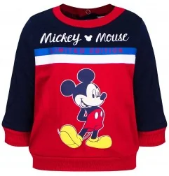 Disney Baby Mickey Mouse Βρεφική Μπλούζα Φούτερ - Limited Edition (Navy/Red) (TH0040R) - Ζακέτες - Μπλούζες φούτερ