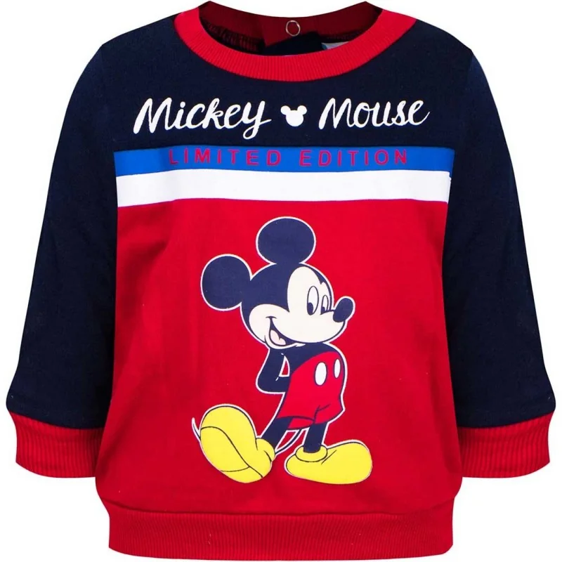 Disney Baby Mickey Mouse Βρεφική Μπλούζα Φούτερ - Limited Edition (Navy/Red) (TH0040R) Disney Baby Mickey Mouse Βρεφική Μπλούζα Φούτερ - Limited Edition (Navy/Red) (TH0040R)